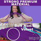 Velvet Hangers 50 Pack Non Slip Heavy Duty Dark Purple Rose Gold Hook (50 Count)