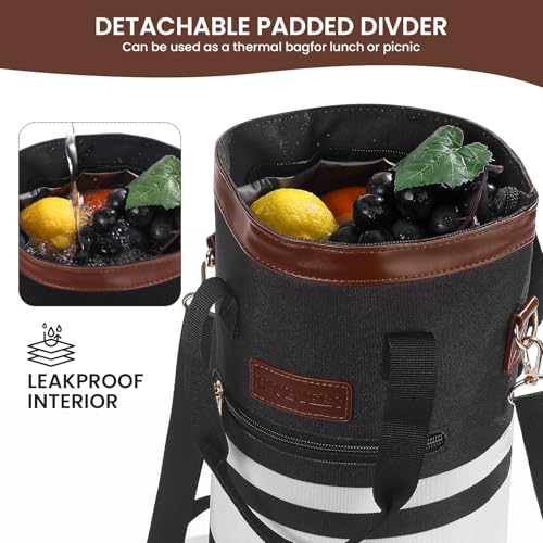 2 Bottle Insulated Wine Carrier Tote (2 Count)