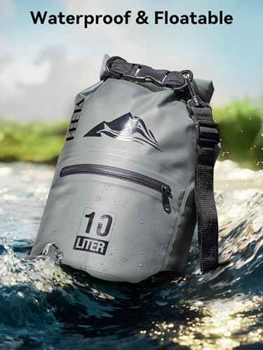 Waterproof Dry Bag Backpack with Zippered Pocket