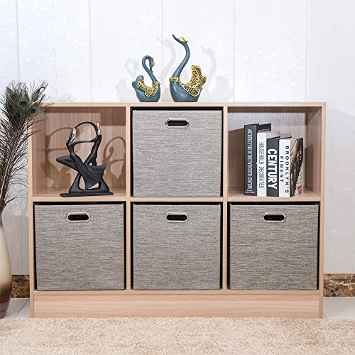 3X Thicker Fabric Storage Cubes 13 inch Collapsible Storage Bins for Organization