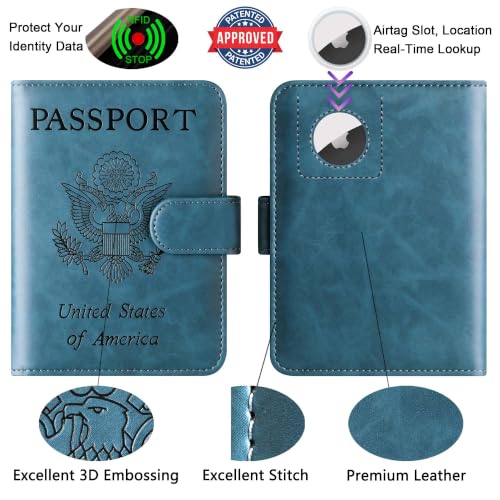 Airtag Passport Holder for Travel