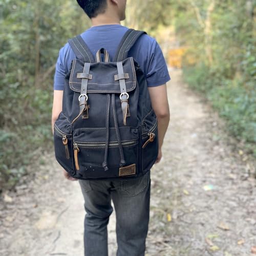 High Capacity Canvas Vintage Backpack