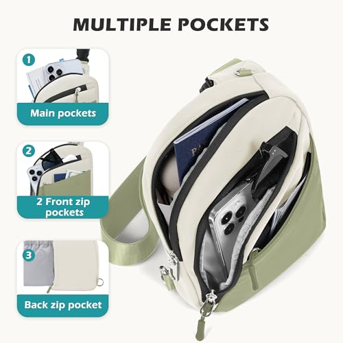 Anti Theft Crossbody Bag for Women Men