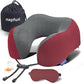 Neck Pillow for Travel with Travel Pouch