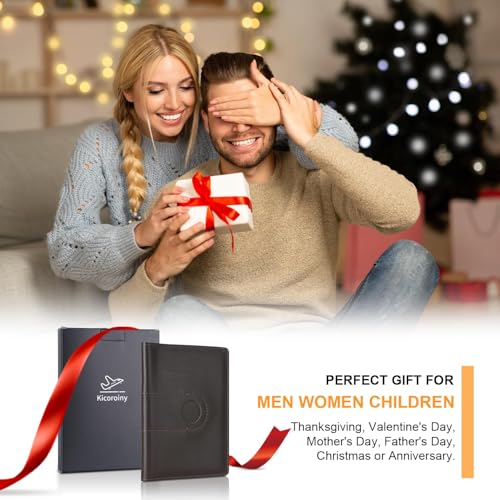 Full Grain Leather Passport Holder Cover for Men and Women Travel