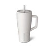 BrüMate Era 30 oz Tumbler with Handle and Straw | 100% Leakproof Insulated Water Bottle Tumbler with Lid and Flexible SoftSip Straw | Made of Stainless Steel | Cup Holder Friendly | 30oz (Dune)