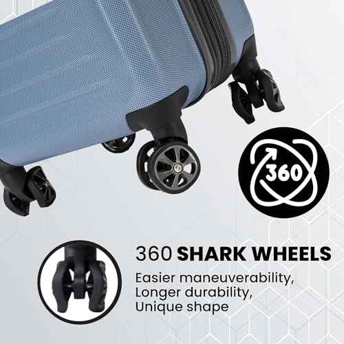 Rails Expandable Hardside Upright Suitcase with 360 Spinner Wheels