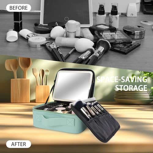 Makeup Bag with Led Mirror