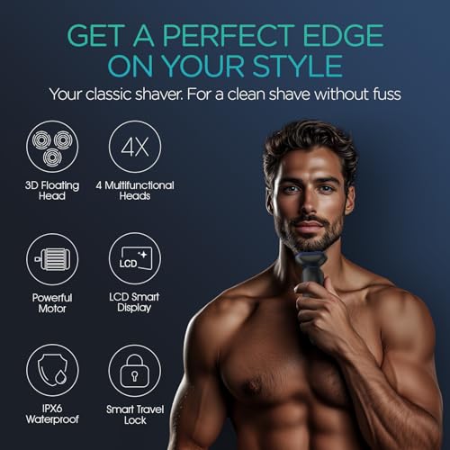 Electric Razor for Men Wet & Dry