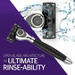 Pace Classic Seven Blade Razor System with Pivoting Head and Premium Handle