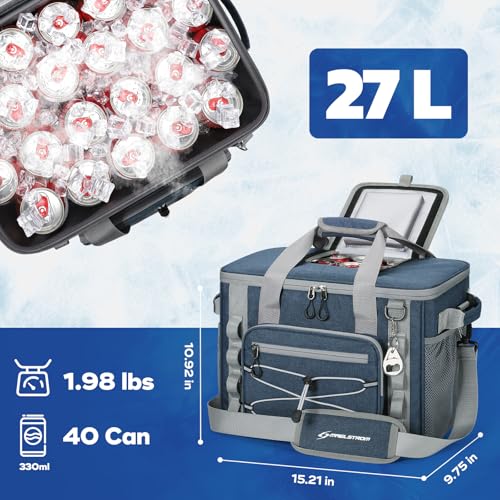 40 Can Leakproof Soft Cooler Bag with Quick Access Opening
