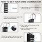 10 Pcs 4 Digit Combination Locks Small Combo for Luggage (10 Count)