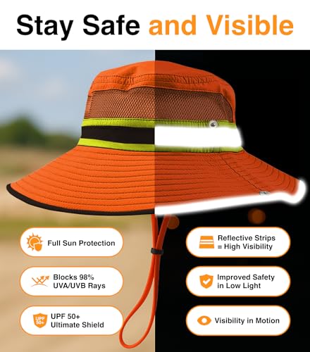 Reflective Safety Sun Hat