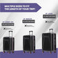 Traverse 25 Inch Medium Expandable Hardside Upright Suitcase with 360° Spinner Wheels