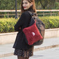 Premium Soft Travel Blanket Pillow Airplane 2 in 1 Combo Warm Red