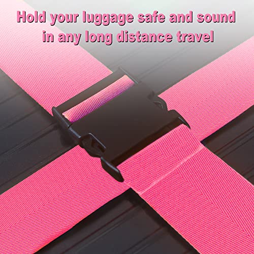 Luggage Straps for Suitcases TSA Approved Travel Belt 8 Pack by Chelmon (8 Count)