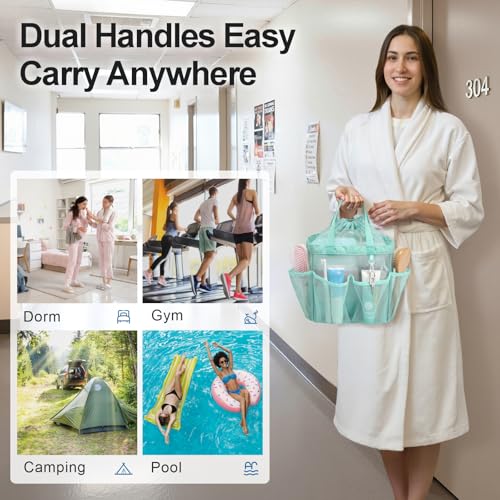 Mesh Shower Caddy Portable with Drawstring