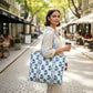 100% Cotton Quilted Tote Bag For Women