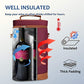 2 Bottle Insulated Wine Tote Carrier Bag