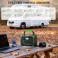 500W Portable Power Station with 100W Foldable Solar Panel