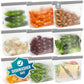 Dishwasher Safe Reusable Storage bags Stand Up (9 Count)