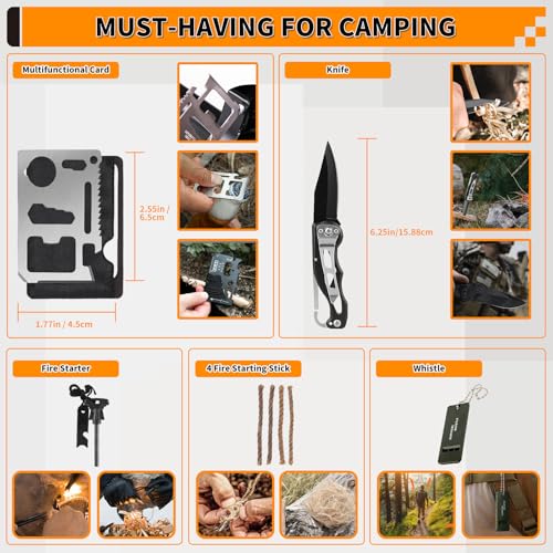 Survival Kit Gifts for Men Women Teen Boys