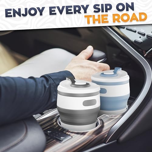Collapsible Coffee Cup with Lid (2 Count)