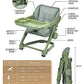 Feed Me 3-in-1 Travel High Chair Booster Seat - Avocado Green