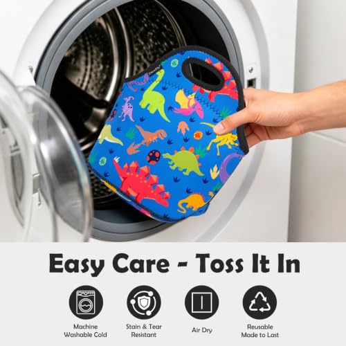 Neoprene Kids Lunch box Insulated Soft Bag Mini Cooler Thermal Meal Tote Kit for Boys
