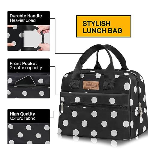 Insulated Lunch Bag for Women Men Lunch Box Cooler Lunch Tote for Work Picnic