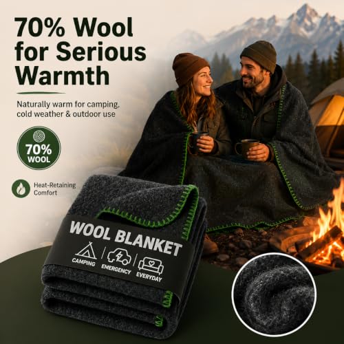 JMR Wool Camping Blanket