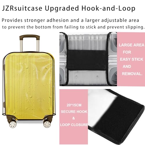 Luggage Cover 28 Inch Clear Suitcase Cover 0.4mm Thick PVC Transparent