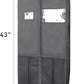 Zilink 43" Suit Bags for Closet Storage and Travel Gusseted Hanging Garment Bags for Men Suit Cover for Travel with Handles for Coats, Jackets, Shirts,Dresses, Grey