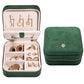 Travel Jewelry Organizer Boxes for Women Small Portable Necklace Earrings Bracelet Rings Travel Case Best Friend Birthday Gifts for Women Trendy