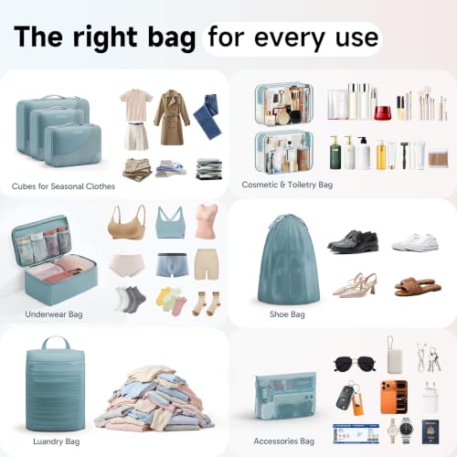 Packing Cubes for Travel (9 Count)