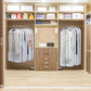 Clear Garment Storage with 4" Gusseted Hanging Covers
