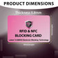 10 Pack RFID Blocking Card for Credit Debit ID Card (10 Count)