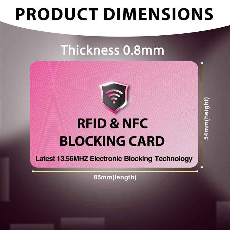 10 Pack RFID Blocking Card for Credit Debit ID Card (10 Count)