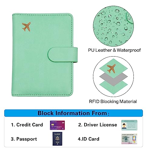 Premium Leather Passport Holder Covers Case