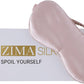 ZIMASILK 100% 22 Momme Pure Mulberry Silk Sleep Mask,Filled with 100% Mulberry Silk,Silk Wrapping Strap- Super Soft & Comfortable Sleep Eye Mask for Sleeping (Light Plum)