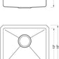 17 in. x 15 in. x 9 in. 16-Gauge Stainless Steel Undermount Single Bowl Bar Prep Kitchen Sink with Strainer