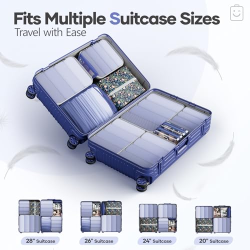 11 Set Compression Packing Cubes for Travel Essentials (11 Count)