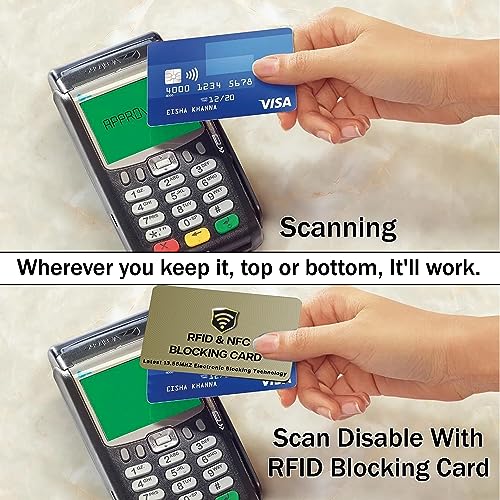 3 Pack RFID Blocking Card for Credit Debit ID Card (3 Count)