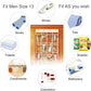 Over The Door Organizer 18 Large Mesh Shoe Storage Pockets（PVC）
