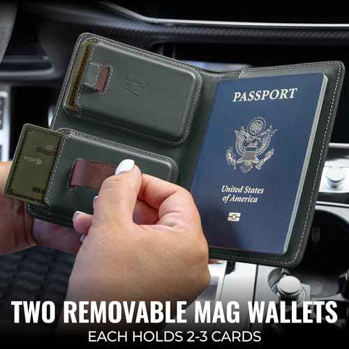 Passport Wallet with AirTag Holder