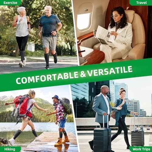 Medical Compression Socks for Men & Women (6 Count)