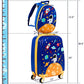 Kids Luggage 12" Toddler Backpack & 18" Travel Suitcase with Wheels (2 Count)