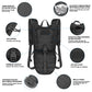 Tactical Hydration Backpack with 3L Water Bladder