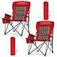 Oversized Outdoor Camping Chairs Support 500 LBS 2 Pack (2 Count)