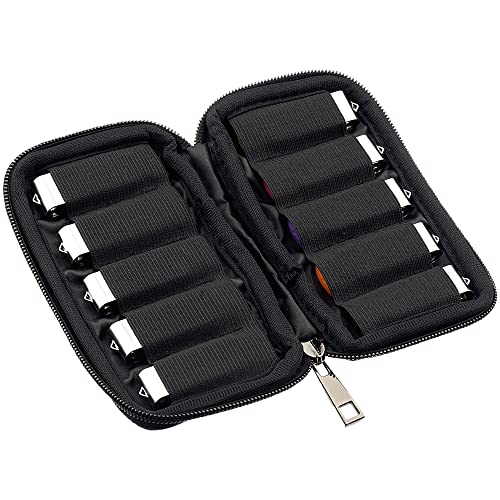 10 Slots Neoprene USB Flash Drive Case with 20 Identification Labels